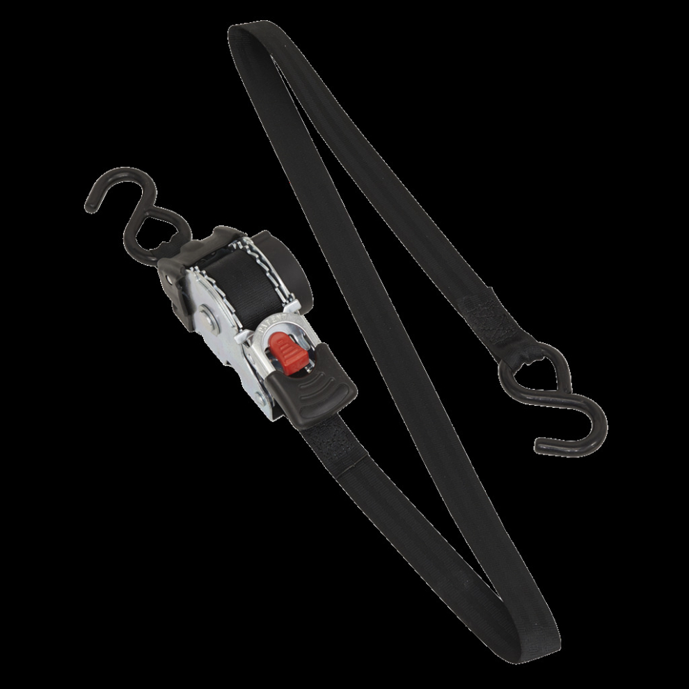 Sealey Auto Retractable Ratchet Tie Down 25Mm X 3M