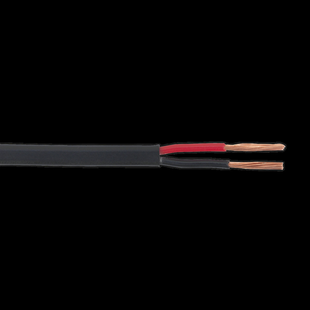 Automotive Cable Thin Wall Flat Twin 2 x 1mm² 32/0.20mm 30m Black