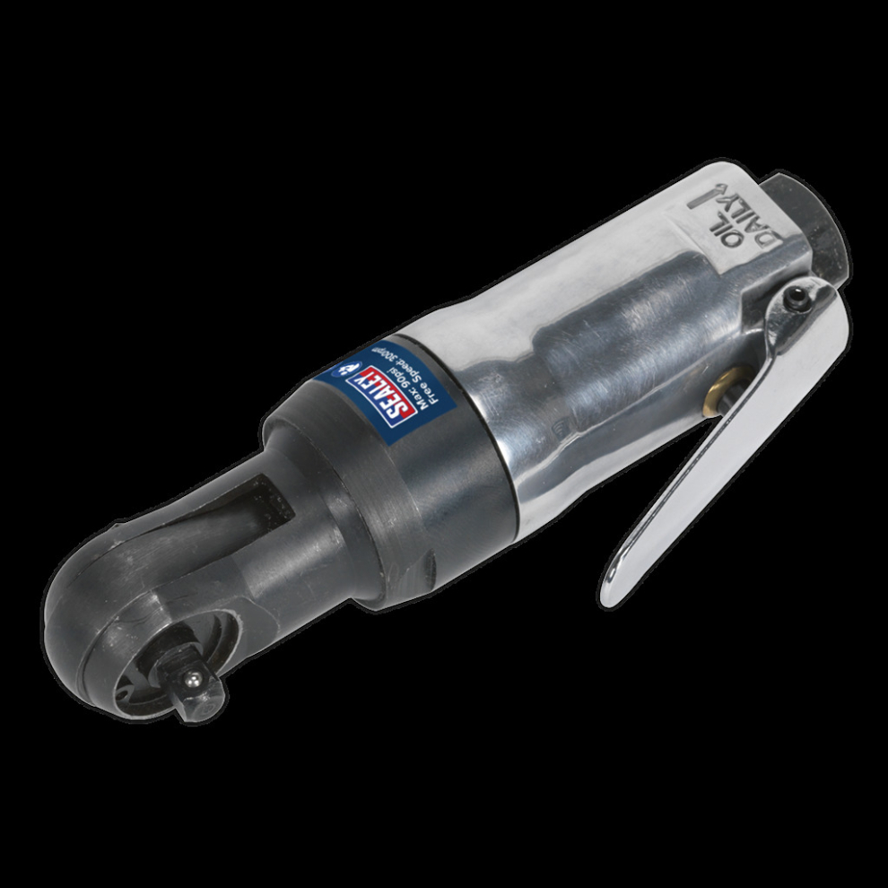 Air Ratchet Wrench 1/4"Sq Drive Super Stubby