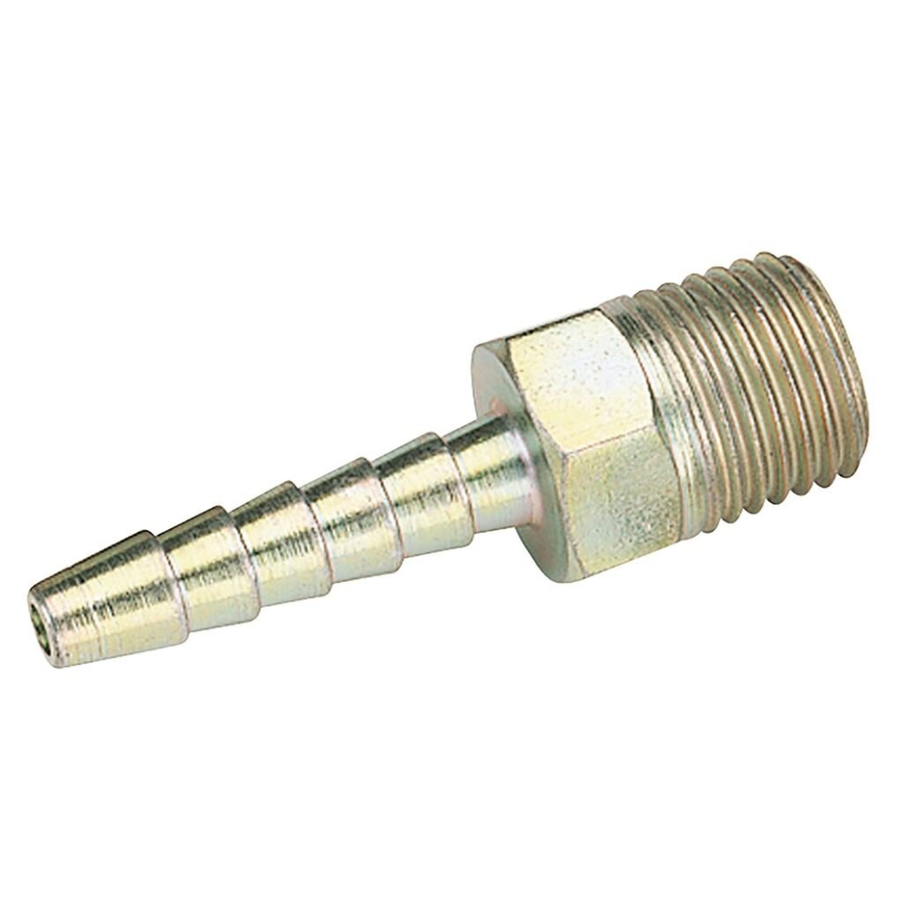 1/4"" BSP Taper 3/16"" Bore PCL Male Screw Tailpiece (Sold Loose)
