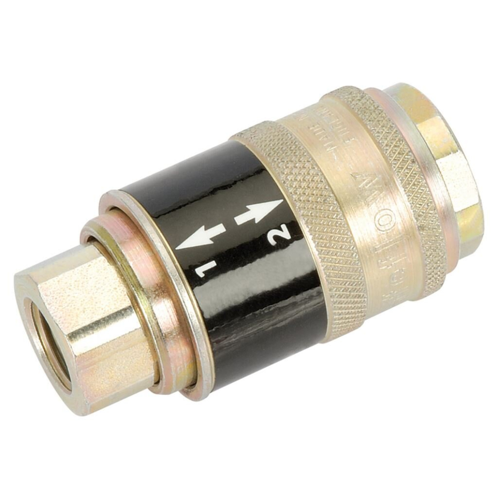 1/4"" BSP Female Parallel 'Safeflow' Air Line Coupling