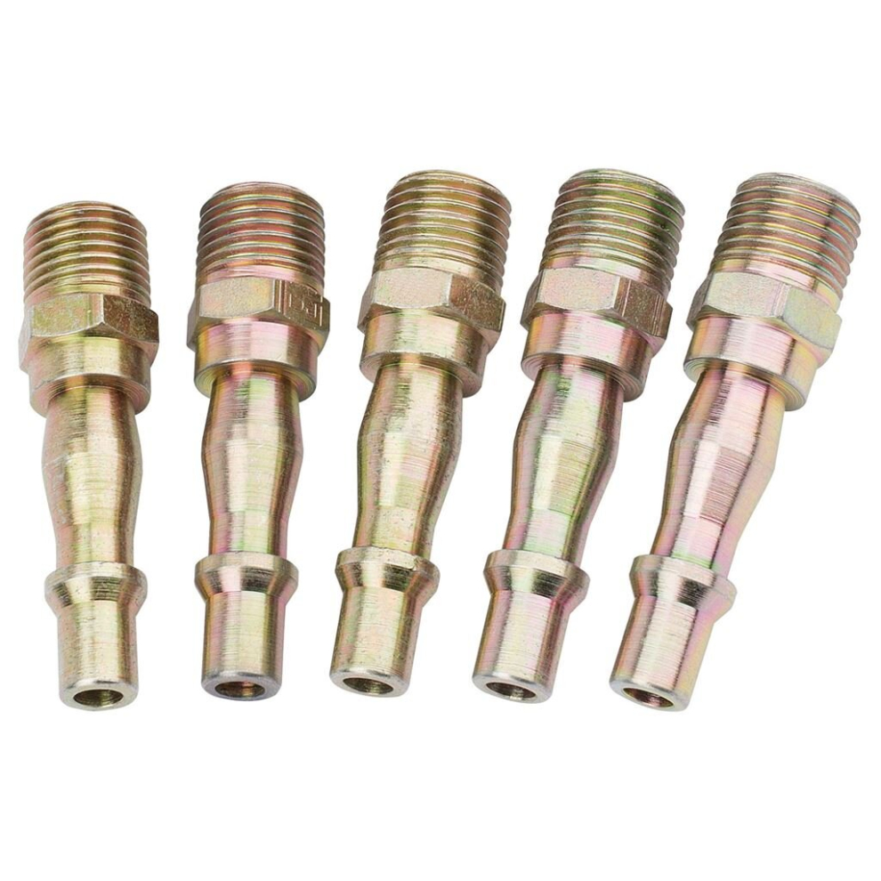 Draper 1/4"" Male Thread Pcl Coupling Screw Adaptor (Pack Of 5)