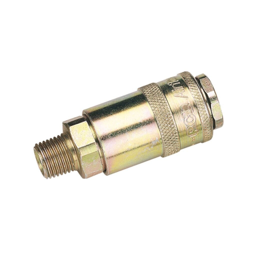 Draper 1/4"" Male Thread PCL Tapered Airflow Coupling (Sold Loose)
