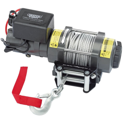 Draper 12V Recovery Winch, 1134kg