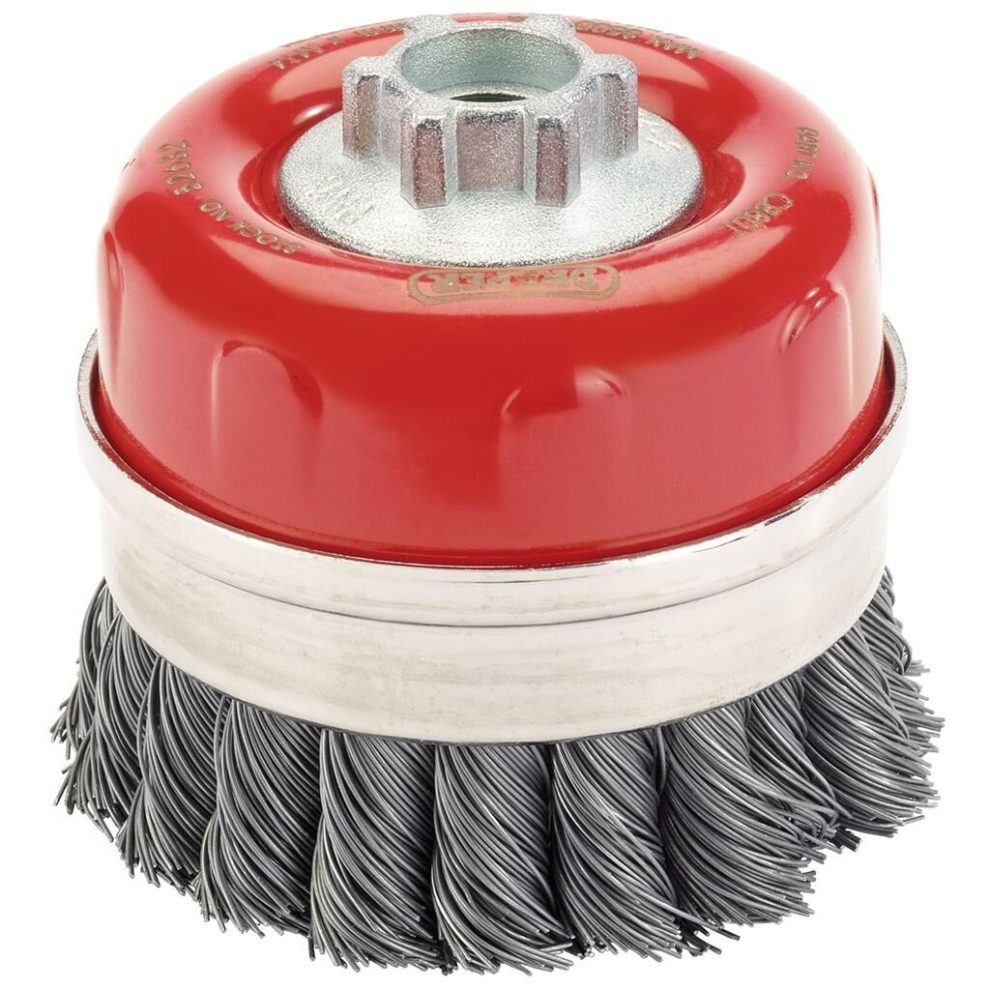 Draper Expert Twist Knot Wire Cup Brush, 80mm, M14