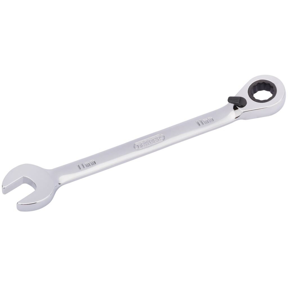 Draper Hi-Torq Metric Reversible Ratcheting Combination Spanner, 11Mm - Image 6