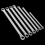 Sealey Double End Ring Spanner Set 7pc Extra-Long Metric 1