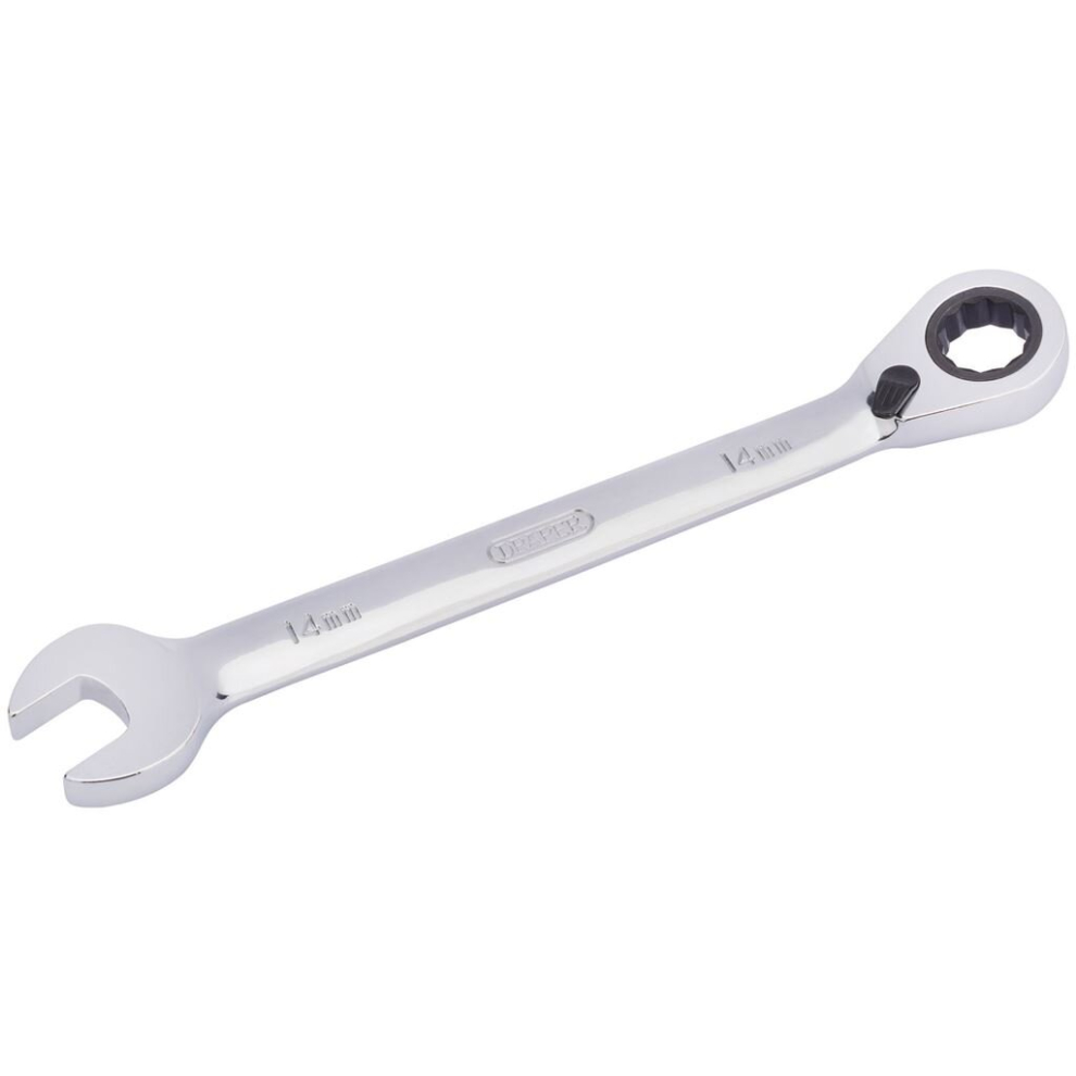 Draper Hi-Torq® Metric Reversible Ratcheting Combination Spanner, 14Mm