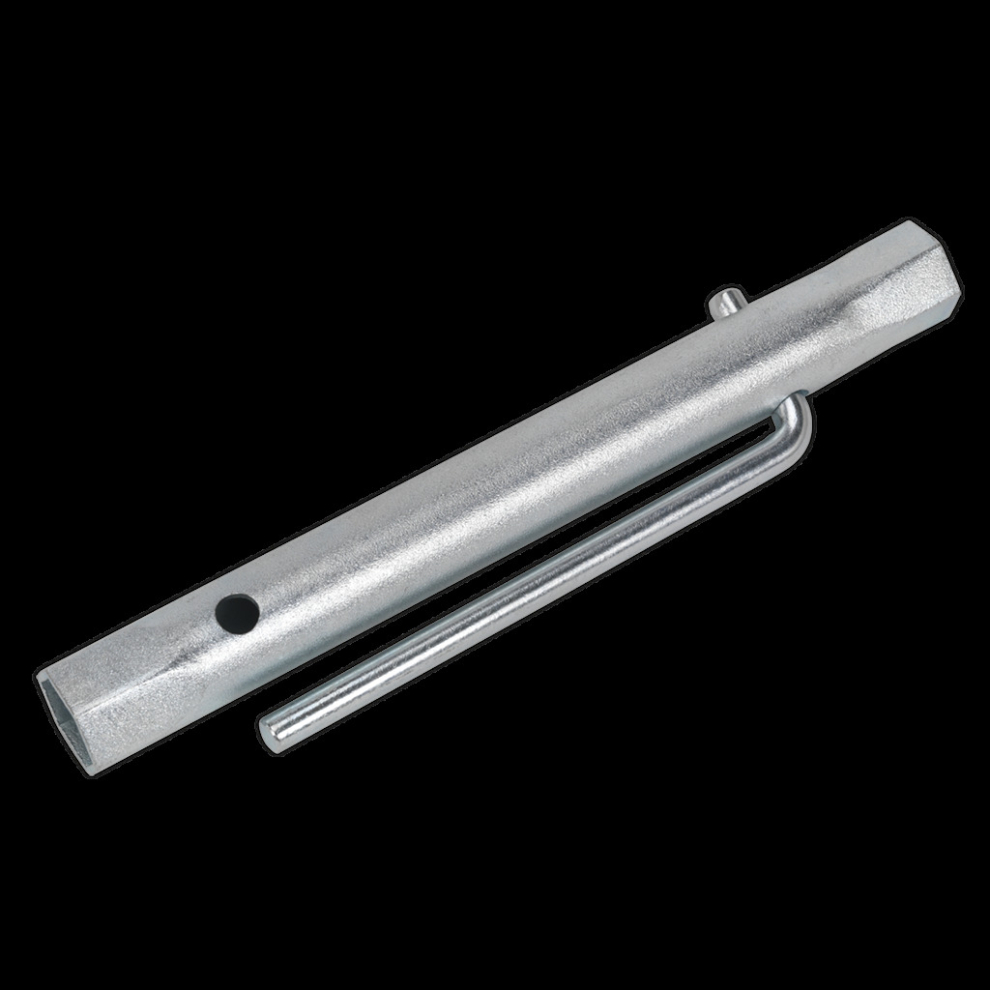 Double End Long Reach Spark Plug Box Spanner 16/18mm with L-Bar
