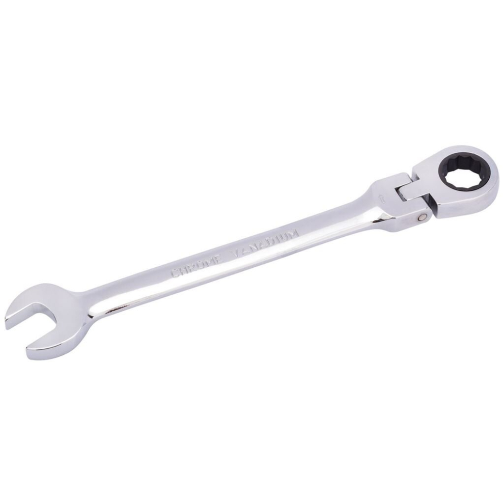 Draper Hi-Torq® Metric Flexible Head Ratcheting Combination Spanner, 15Mm 5010559520176