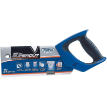 Draper Expert Supercut® Soft Grip Hardpoint Tenon Saw, 250mm/10"", 11tpi/12ppi