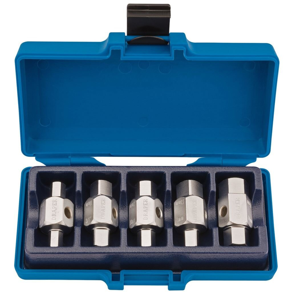 Draper Drain Plug Key Set (5 Piece)