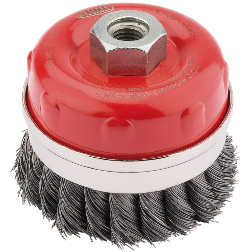 Draper Draper Expert Twist Knot Wire Cup Brush, 100mm, M14