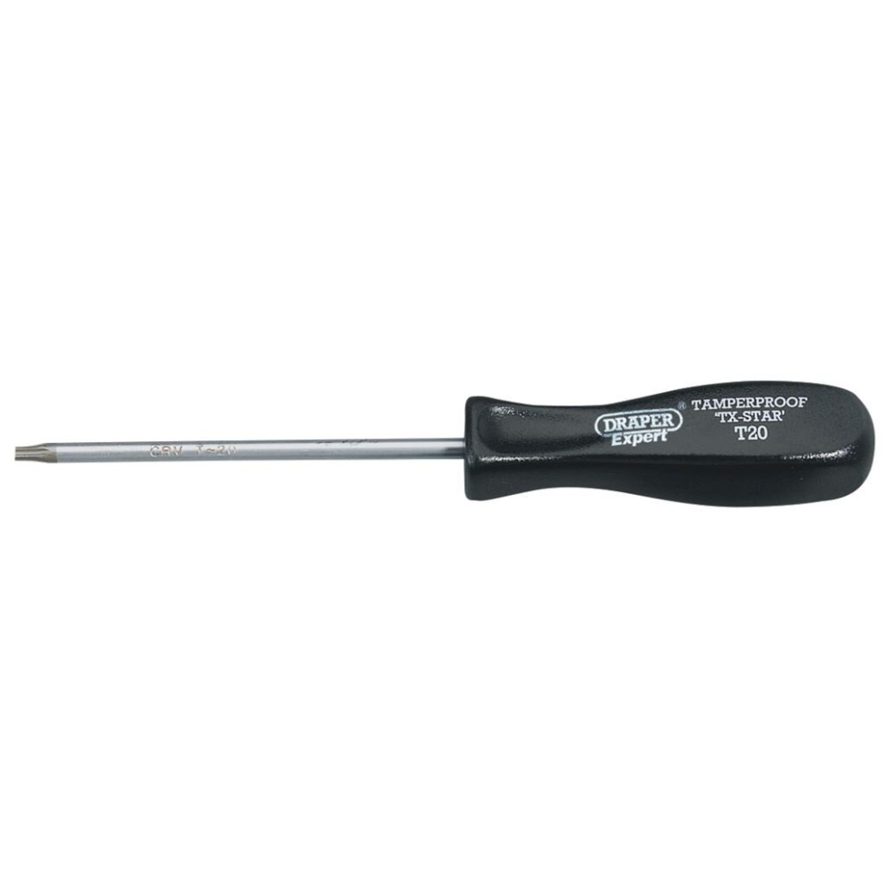 Draper Tx-Star® Security Screwdriver, T20t X 100Mm 5010559341160