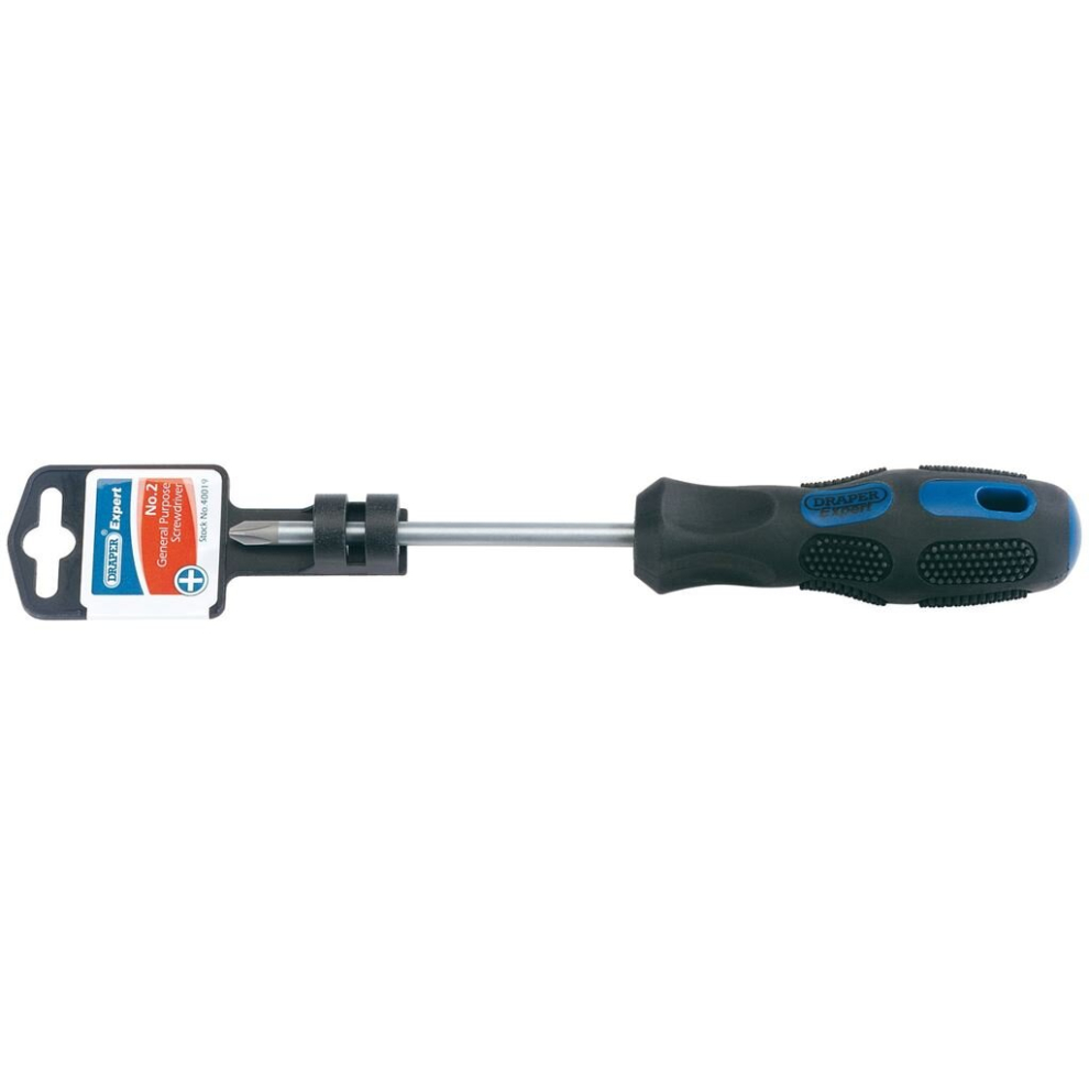Draper Expert Cross Slot Screwdriver, No.2 X 100Mm