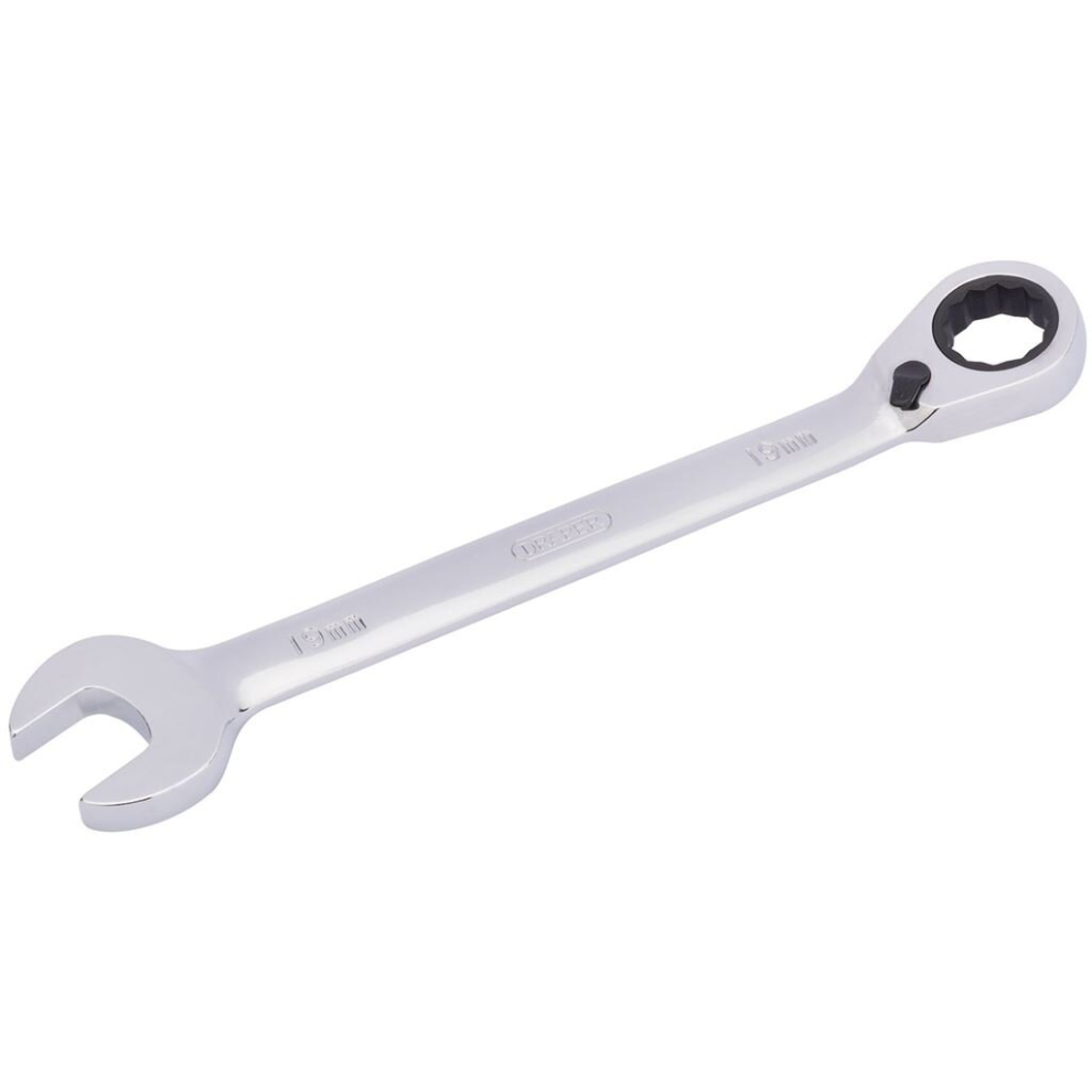 Draper Hi-Torq® Metric Reversible Ratcheting Combination Spanner, 19Mm