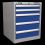 Sealey Cabinet Industrial 5 Drawer 1