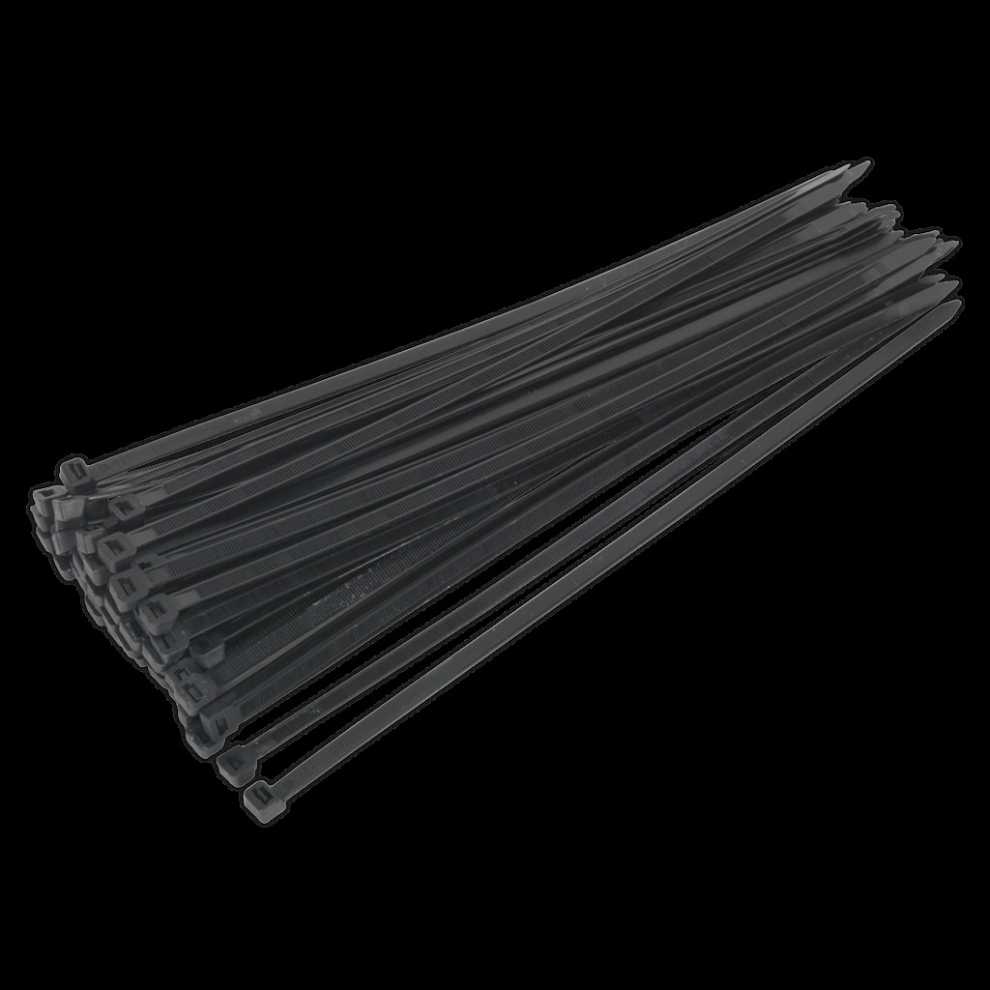Cable Tie 350 x 7.6mm Black Pack of 50
