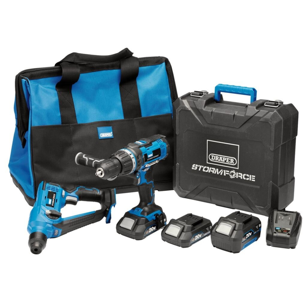Draper Storm Force® 20V Cordless Kit (7 Piece)