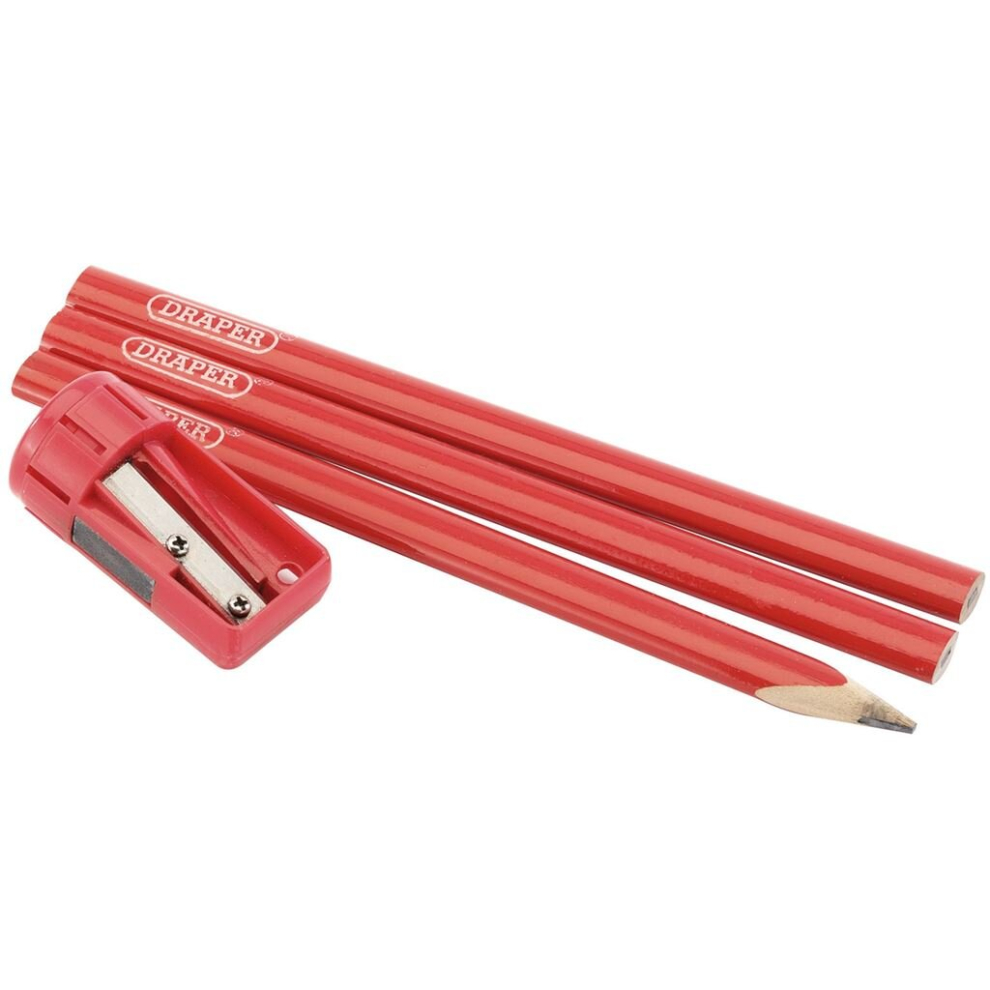 Carpenter's Pencil and Sharpener Set