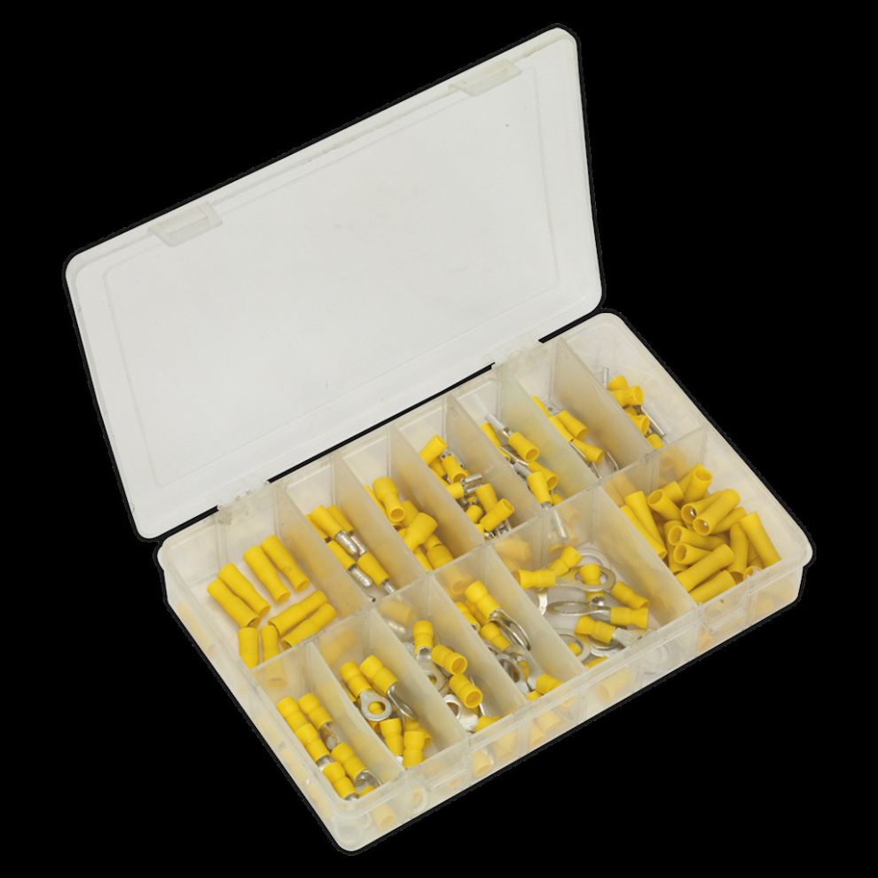 Crimp Terminal Assortment 140Pc Yellow 5054511018974