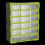 Sealey Cabinet Box 18 Drawer - Green/Black 1