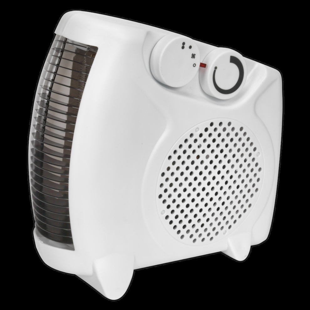Fan Heater 2000W/230V 2 Heat Settings & Thermostat