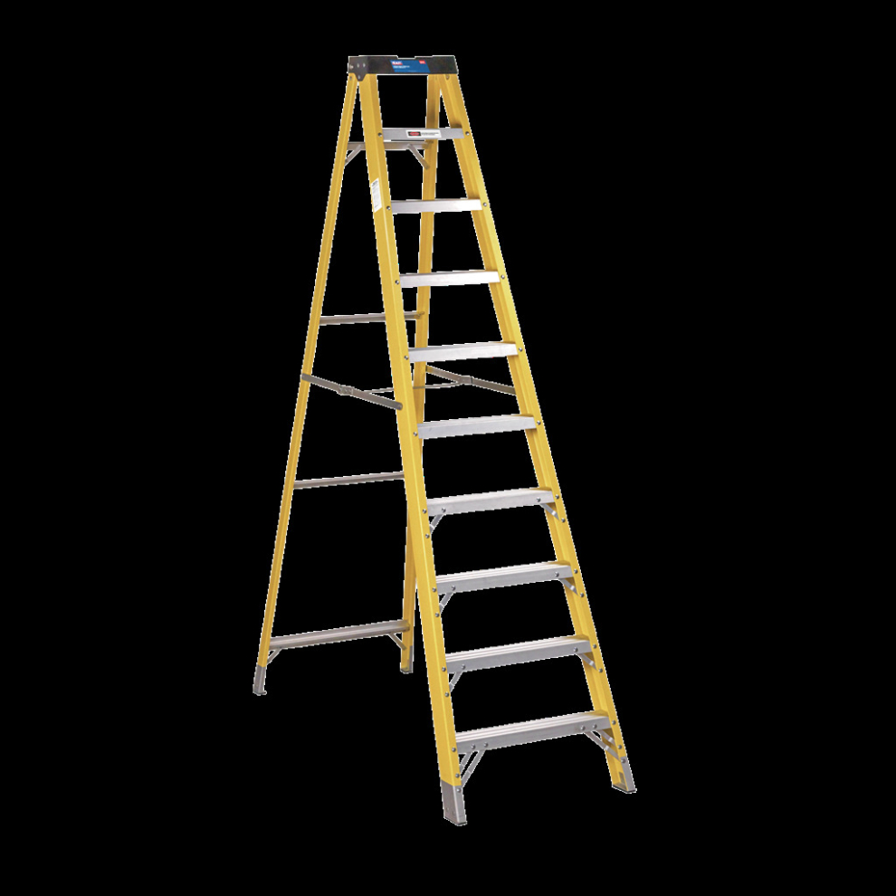 Fibreglass Step Ladder 9-Tread EN 131