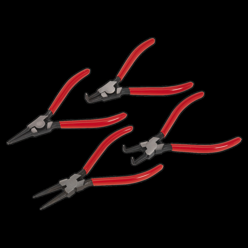 Sealey Circlip Pliers Set 4Pc 180Mm
