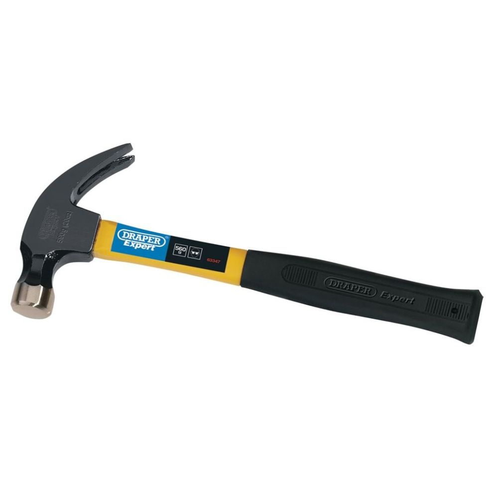 Fibreglass Shafted Claw Hammer, 560g/20oz