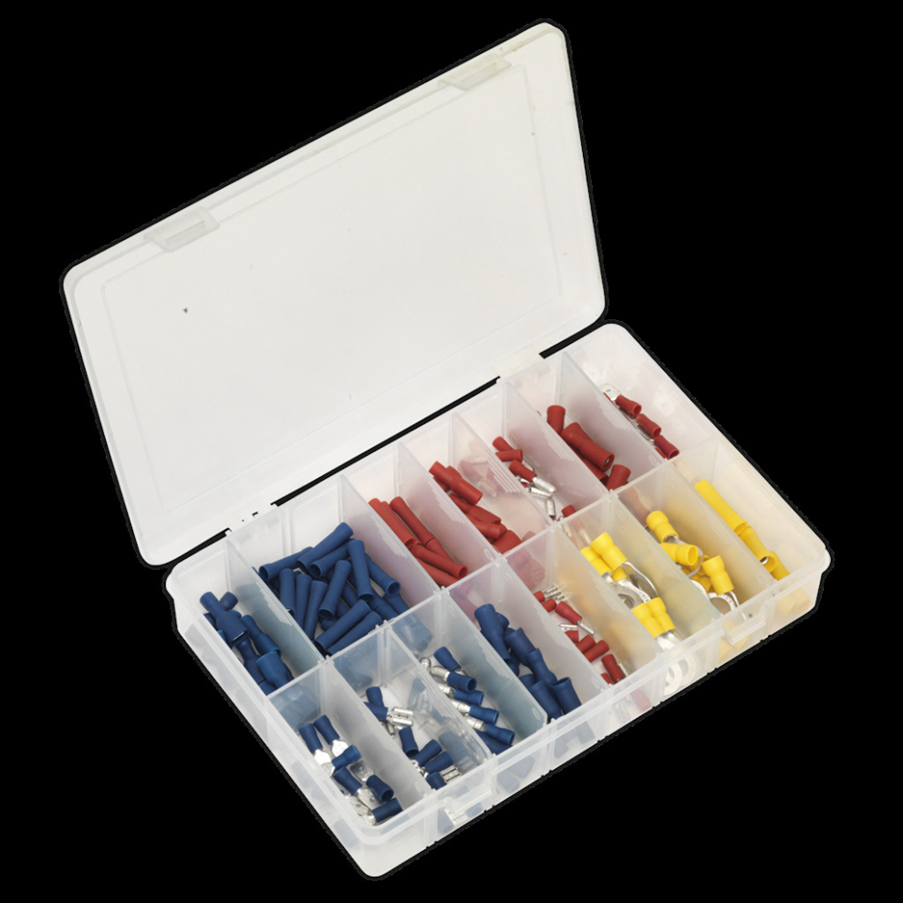 Crimp Terminal Assortment 200pc Blue, Red & Yellow