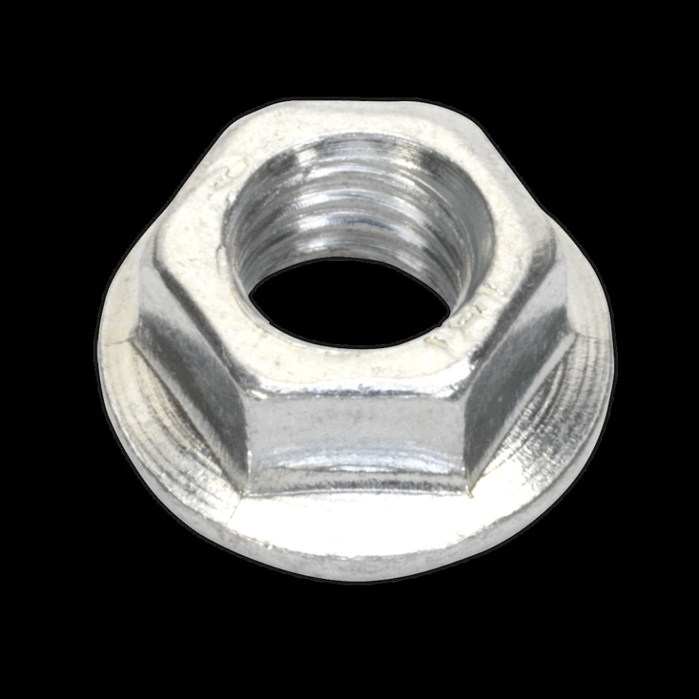 Flange Nut Serrated M5 Zinc Pack Of 100 5054511037647