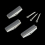 Sealey Cylinder Hone Stone Set 3 x 1-1/8" Fine 1