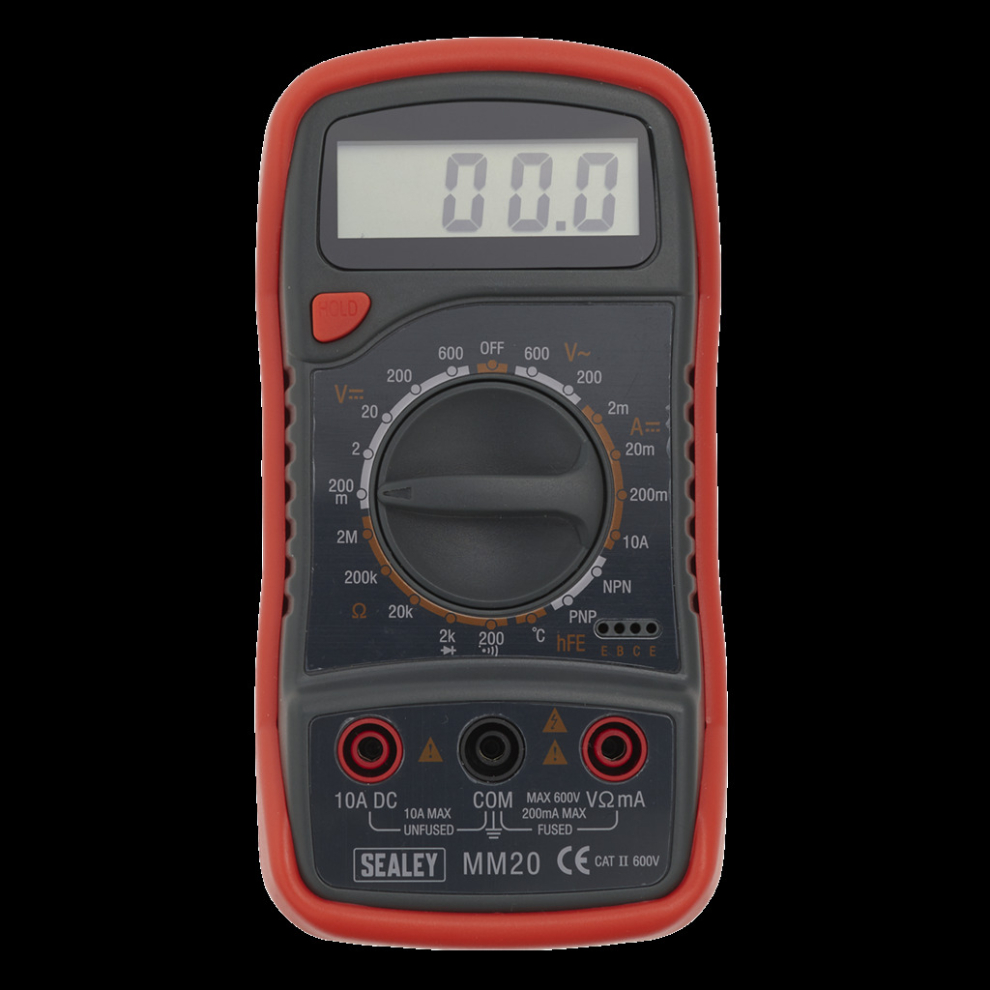 Sealey Digital Multimeter 8-Function With Thermocouple