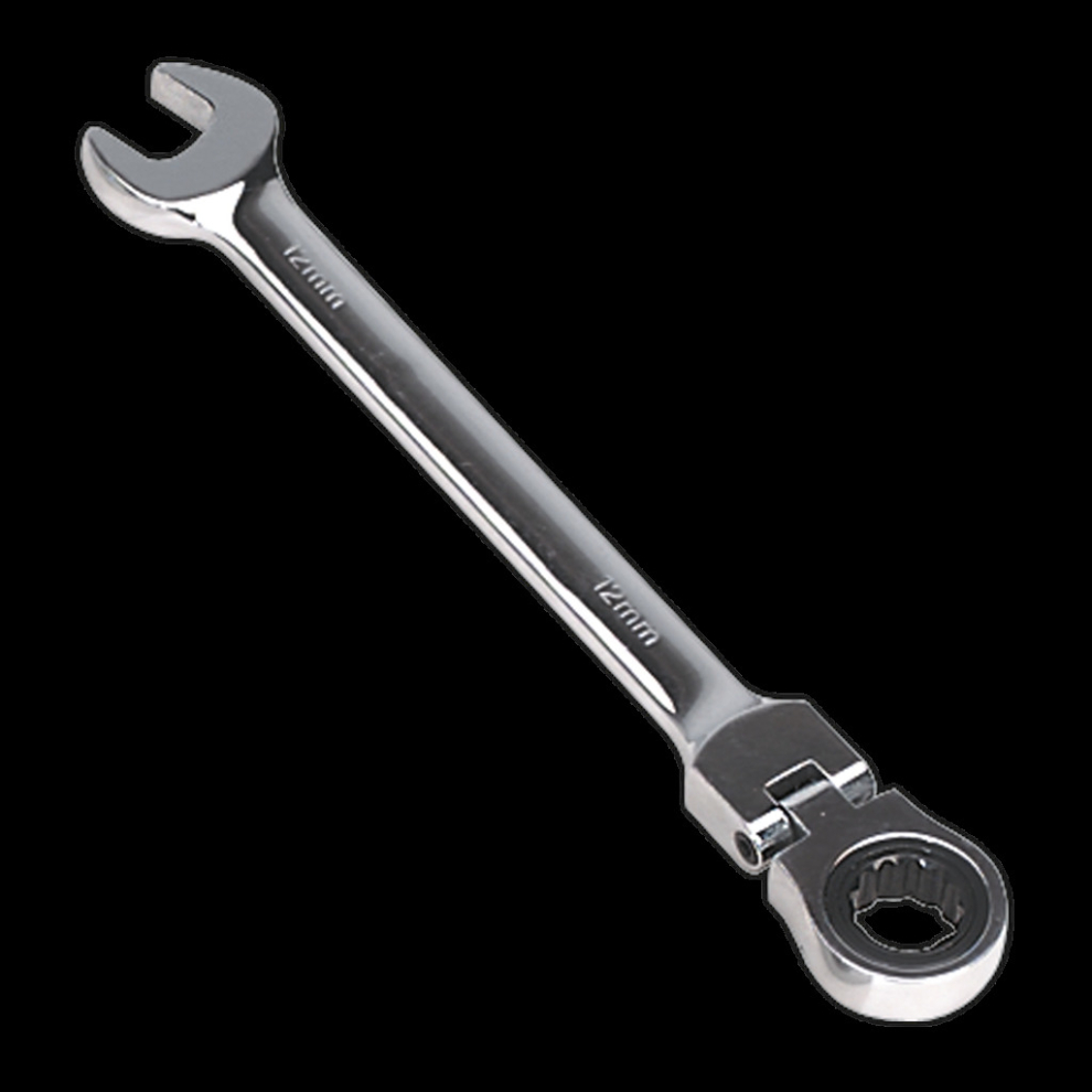 Sealey Flexi-Head Ratchet Combination Spanner 12Mm