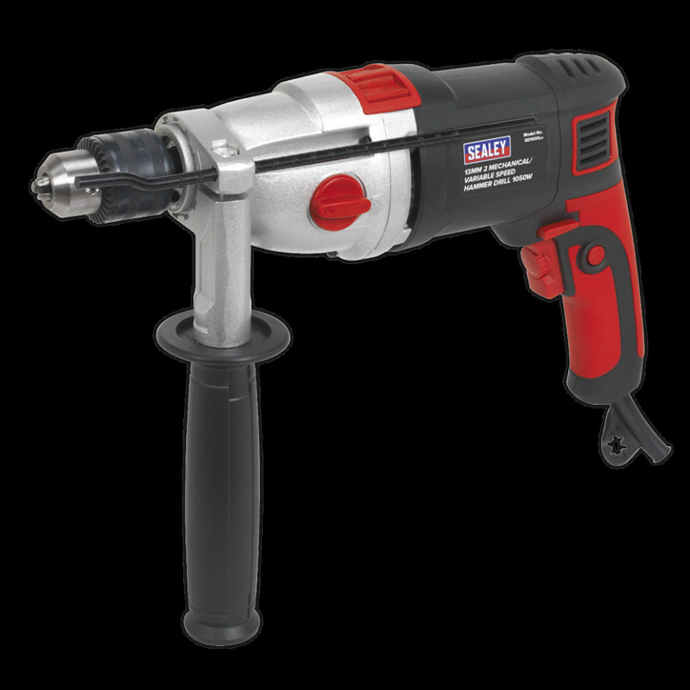 Hammer Drill Ø13mm 2 Mechanical/Variable Speed 1050W/230V