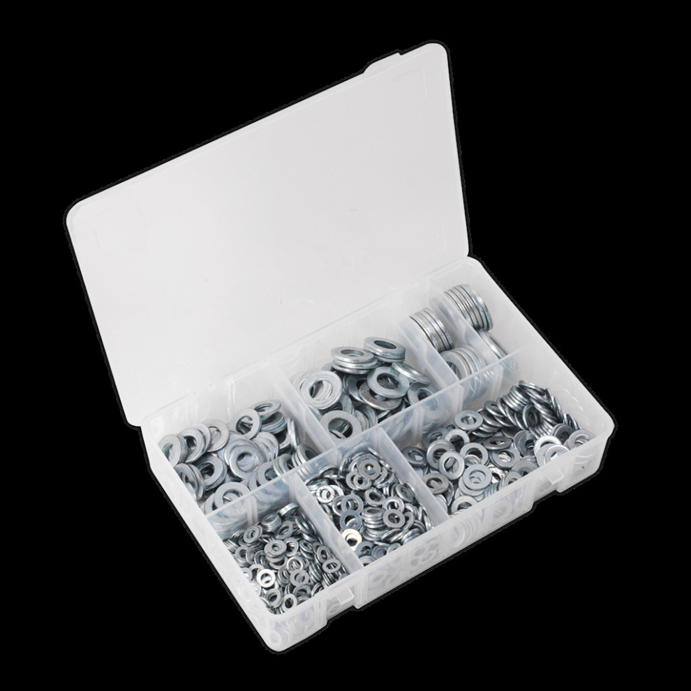 Flat Washer Assortment 1070pc M5-M16 Form A Metric