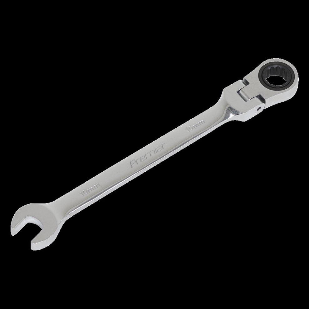 Sealey Flexi-Head Ratchet Combination Spanner 10Mm