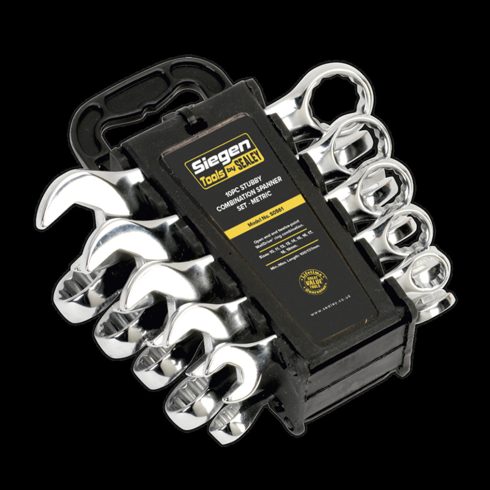 Combination Spanner Set 10Pc Stubby Metric 5024209802345