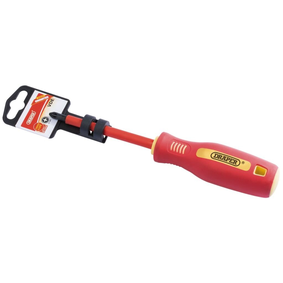 Fully Insulated Soft Grip PZ TYPE Screwdriver, No.2 x 100mm