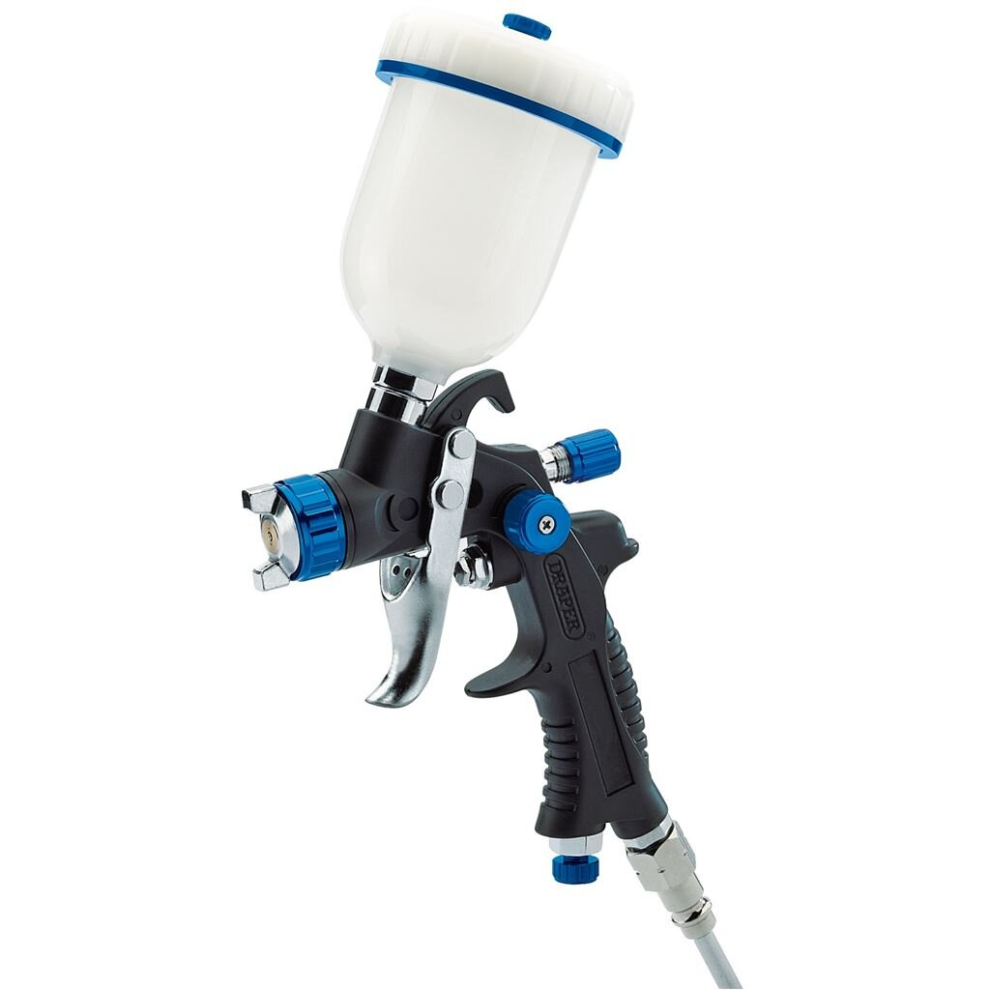 Gravity Feed HVLP Composite Body Air Spray Gun, 100ml