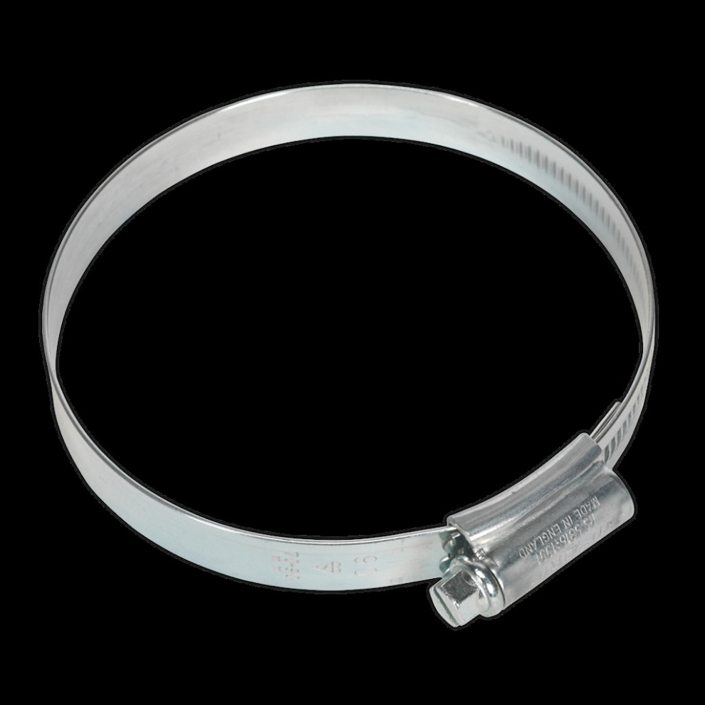 Sealey Hi-Grip® Hose Clip Zinc Plated Ø70-90Mm Pack Of 10