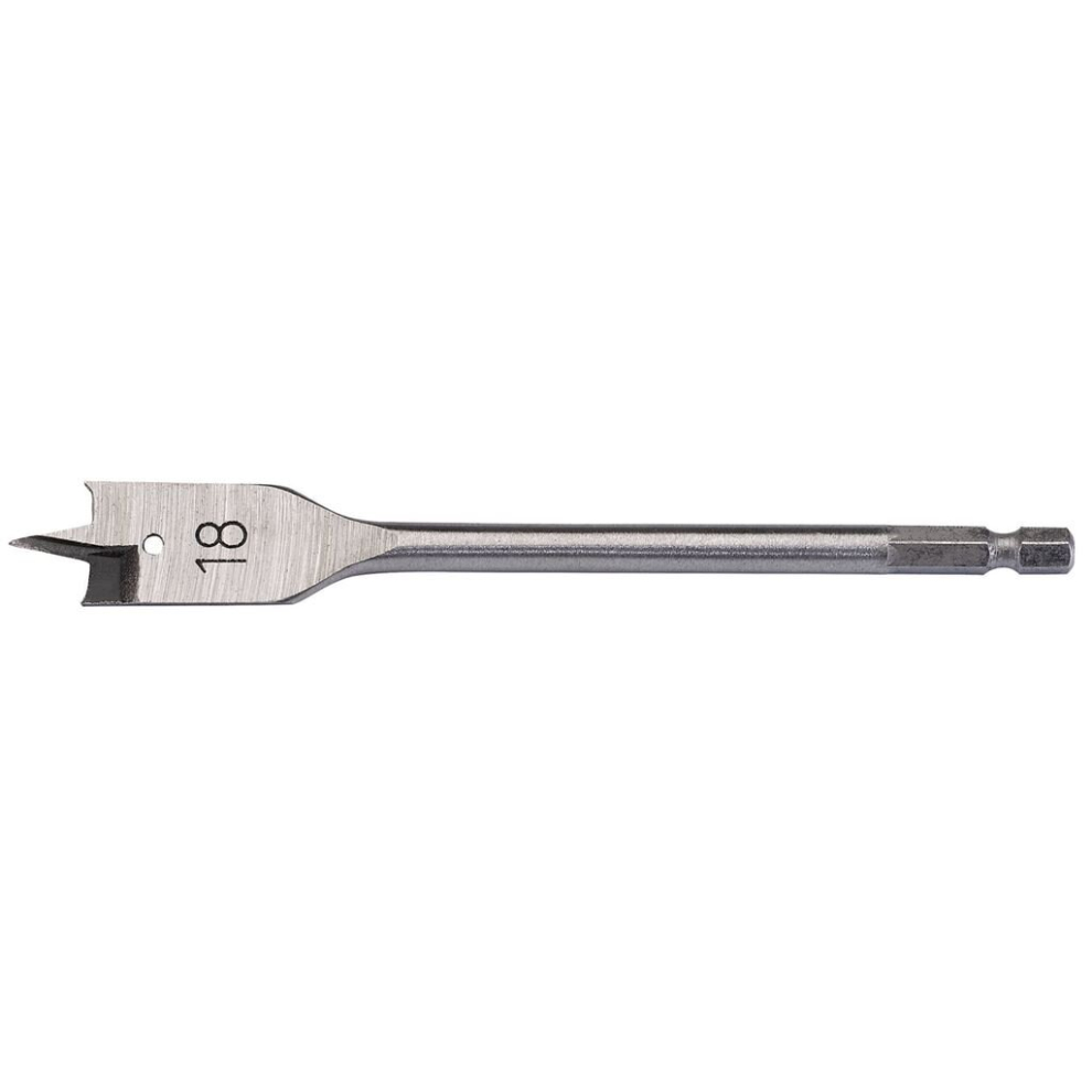 Flat Wood Drill Bit, 18mm