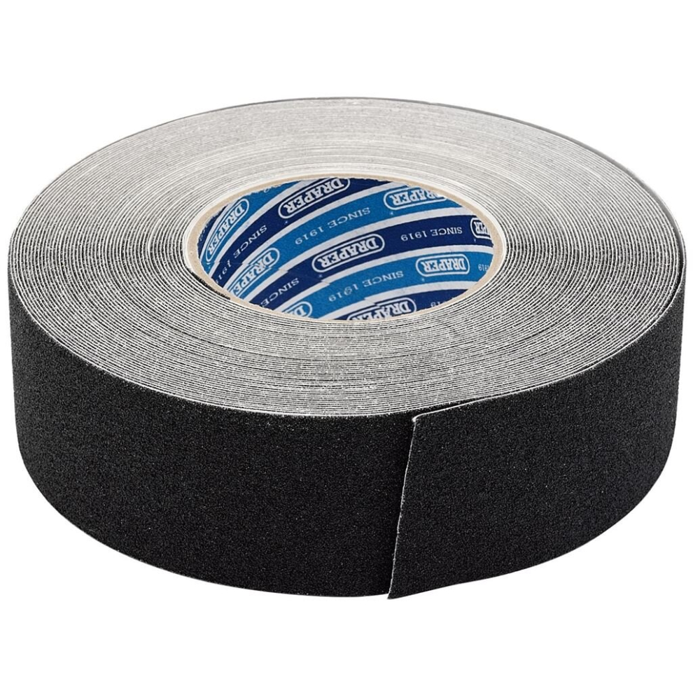 Heavy Duty Safety Grip Tape Roll, 18m x 50mm, Black