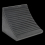 Sealey Heavy-Duty Rubber Wheel Chock - Single 1