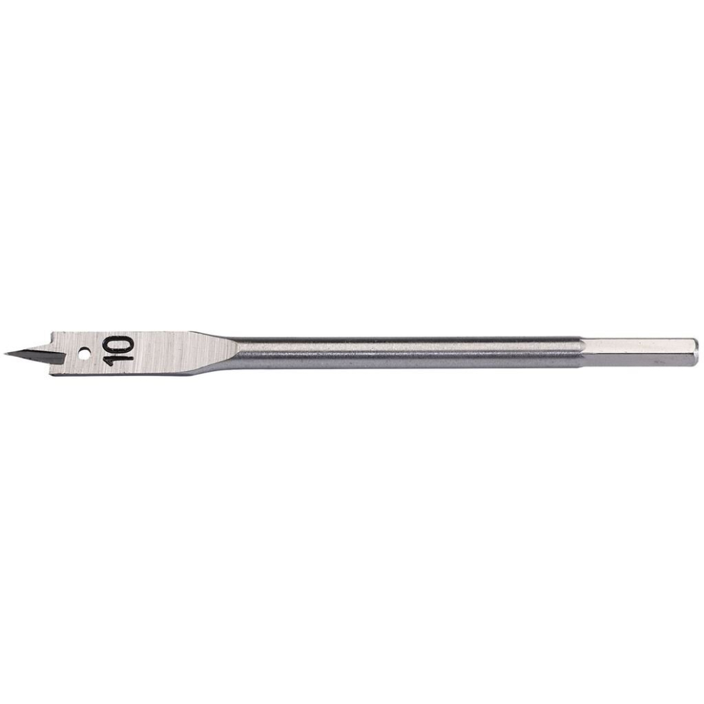 Flat Wood Drill Bit, 10mm
