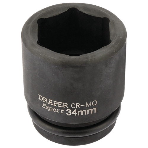 Draper HI-TORQ® 6 Point Impact Socket, 3/4"" Sq. Dr., 34mm