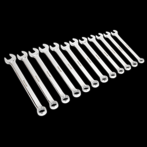 Sealey Combination Spanner Set 12pc Jumbo Metric