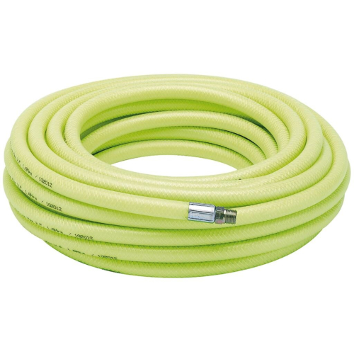 Draper High-Vis Air Line Hose, 15.2m, 8mm Bore, 1/4"" BSP