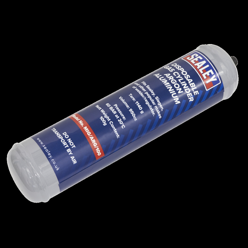 Gas Cylinder Disposable Argon 100g